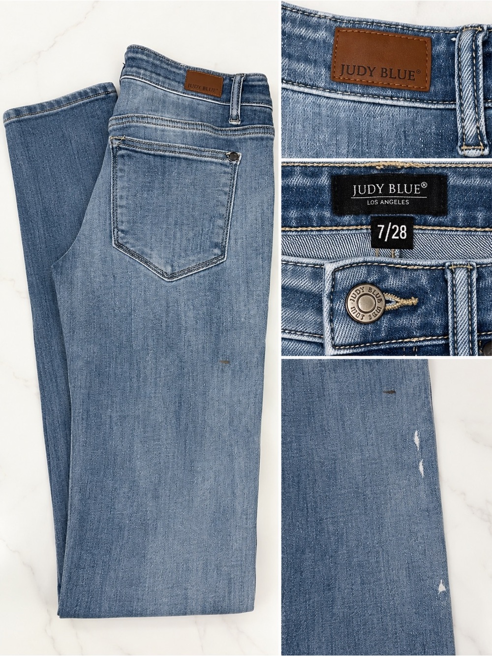Judy Blue 5501 Bootcut Jeans Medium Wash Size 7/28